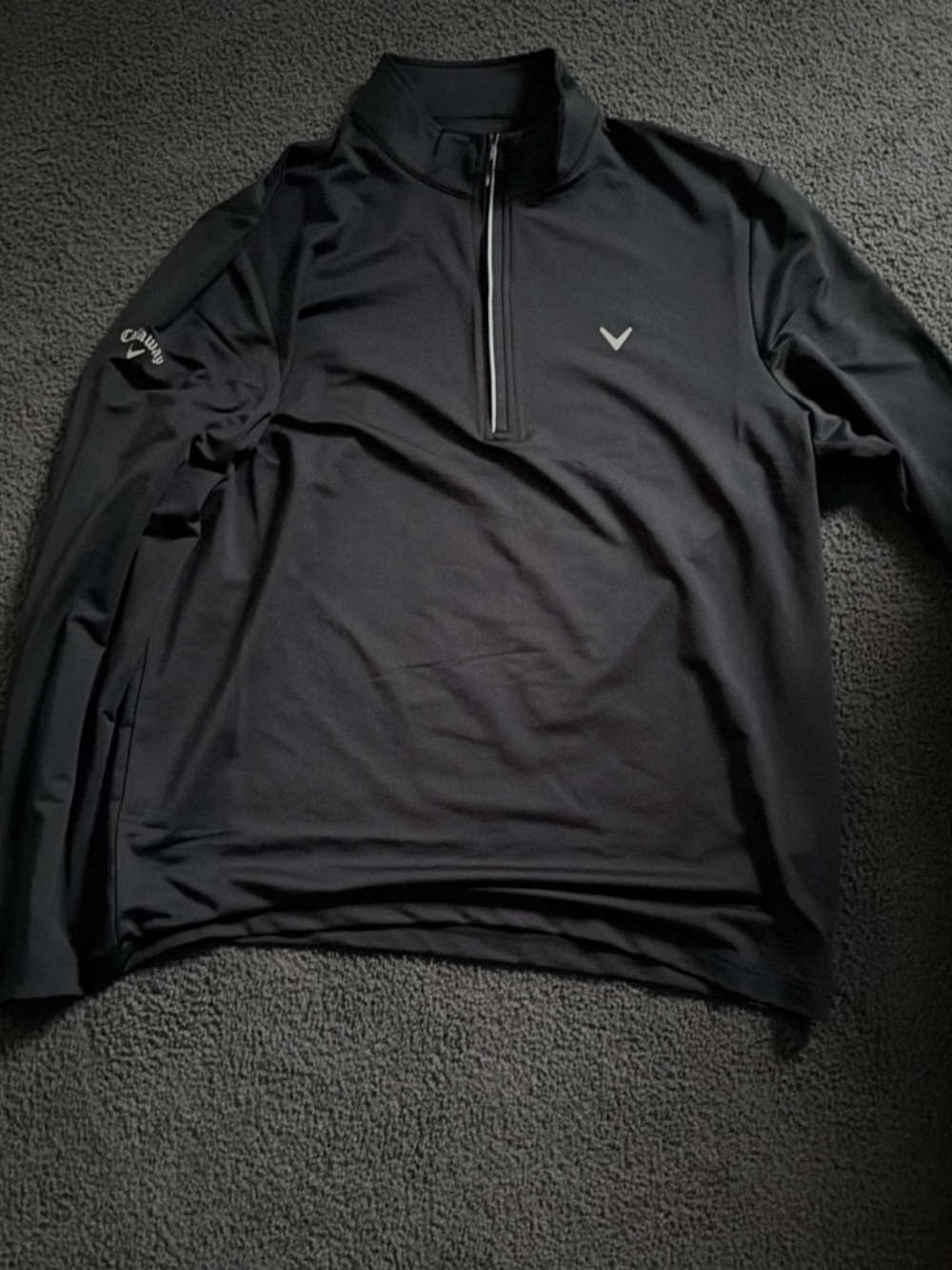 Callaway Men's Black Half-Zip Golf Pullover